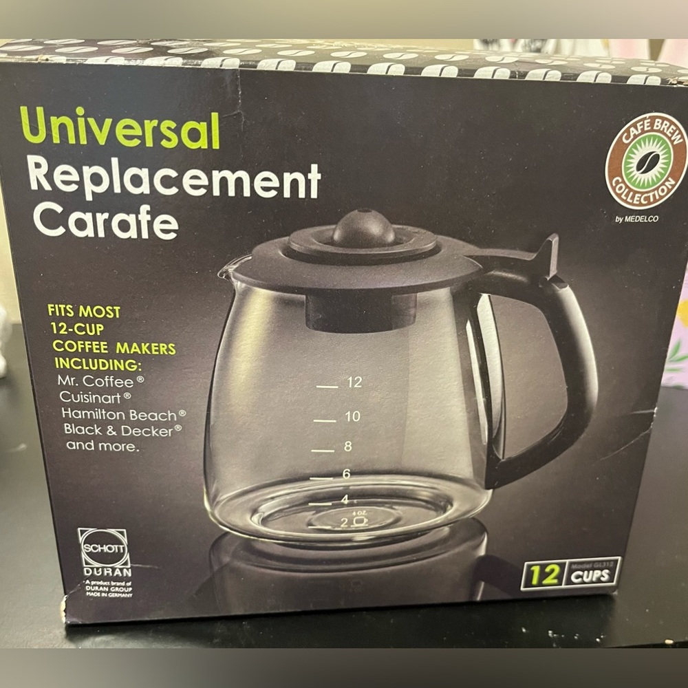 Cafe brew collection universal replacement carafe